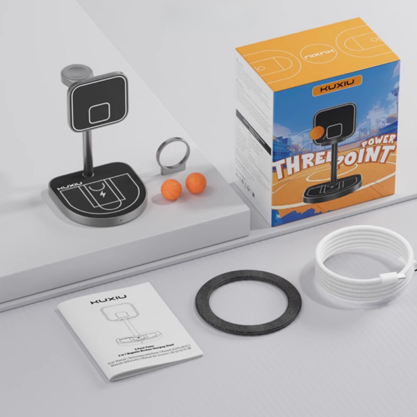 Basketball 3-in-1 Magnetic Wireless Charging Stand